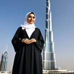 디지털 정체성 관리와 사용자 신뢰 구축 - **

"A professional Arab businesswoman in a modest, tailored abaya and hijab, standing confidently i...